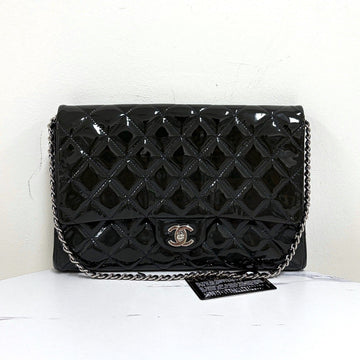 CHANEL Classic Patent Flap Chain Shoulder Bag 158502947 [P]