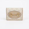Gucci 1955 Horsebit GG Supreme Card Holder Beige 158407140 [P]