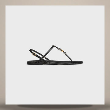 CELINE Penny Sandalen - Supple Kalbsleder Schwarz 367495276C.38NO 158505983 [P]