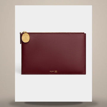 CELINE Duo Pouch - Lammleder Schwarz 158503069 [P]