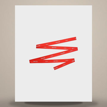 CELINE Lavalier - Seidentwill rot/weiß 158503123 [P]
