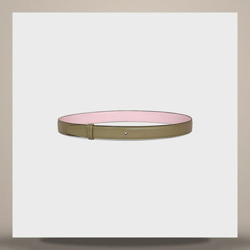 Celine Reversible Strap 25MM - Light Khaki / Dirty Pink 45BLZ3APD.GJR9 158503215 [P]