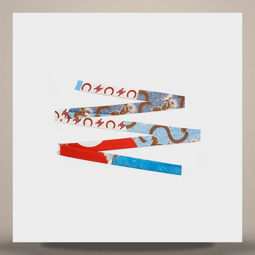CELINE Lavalier - Seidentwill Weiß/Rot/Blau AA0H82X02.01RL 158503227 [P]
