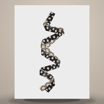 Celine Silk Twill Black Vanilla Scarf AA0H84O10.18BV 158503256 [P]