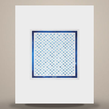 Celine Bandana - Cotton White/Blue 158505078 [P]