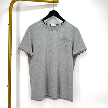 MONCLER ポケット付きショートスリーブTシャツ グレー 158505110 [P]
