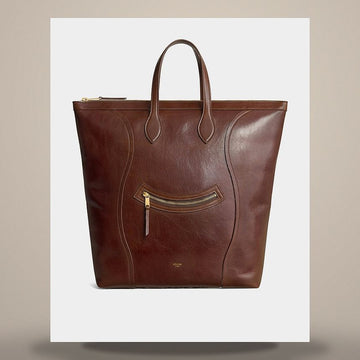 CELINE Vertikaler Cabas Luggage - Shiny Kapskin Chestnut L102A3300.18CH 158505123 [P]