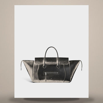 Celine Big Luggage - Grain Calfskin Black L108L3056.38SI 158505127 [P]