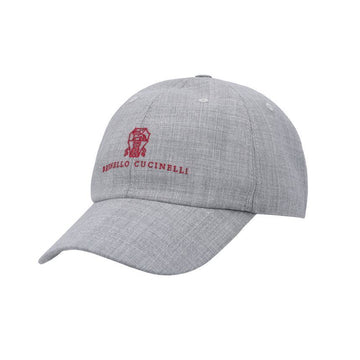 Brunello Cucinelli Hat M032P9850 CQM43 Logo Men’s Hat 157678425 [P]