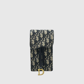 Dior Saddle Jacquard Phone Holder Chain Crossbody Bag S5641 158505185 [P]
