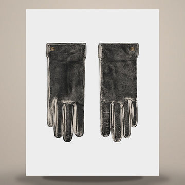Celine Gloves - Leather Black AA0GR3A55.38NO 158505274 [P]