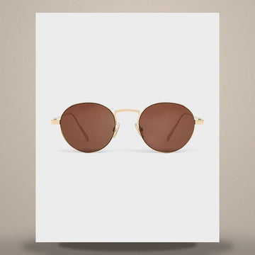 Celine Metal Frame 28 Sunglasses - Light Gold / Brown 4S348CMLB.35LR 158505333 [P]