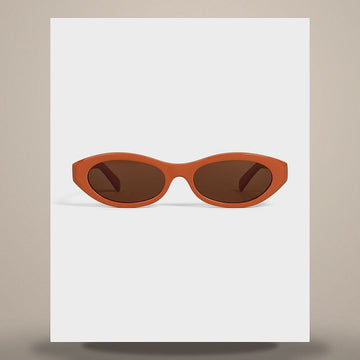 Celine Triomphe Mini 02 Sunglasses - Acetate Terracotta 4S353CPLB.18TA 158505341 [P]