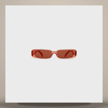 CELINE Rechteckige S343 Sonnenbrille - Acetat Transparent Koralle 4S343CPLB.32TC 158505362 [P]