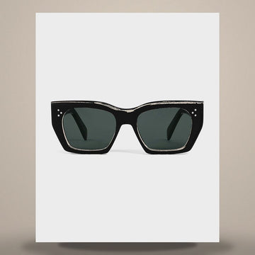 Celine Cat Eye S342 Sunglasses - Acetate Black 4S342CPLB.38NO 158505367 [P]
