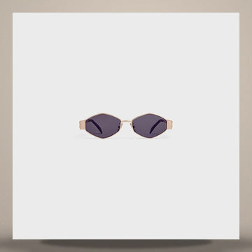 Celine Triomphe 02 Sunglasses - Metal Rose Gold / Smoke 4S254CMLB.35RS 158505390 [P]