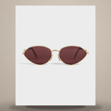 CELINE Wire 01 Sonnenbrille - Metall Roségold / Lila 4S354CMLB.35RP 158505398 [P]