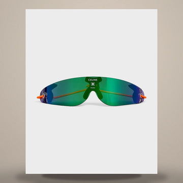 CELINE Runner-Sonnenbrille - Injektionsnylon Levo Blau 4S364CPIB.05RB 158505419 [P]