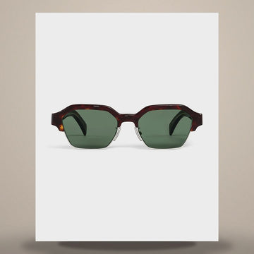 CELINE Sonnenbrille mit schwarzem Rahmen 63 - Acetat & Metall dunkel Havanna / Silber 4S344CPMB.19SF 158505431 [P]
