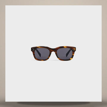 CELINE ブラックフレーム41サングラス - アセテートストライプハバナ 4S232CPLB.19SH 158505460 [P]