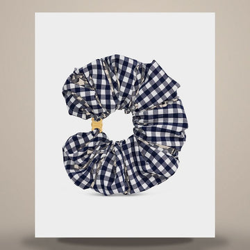 Louis Vuitton Bichon Scrunchie - Steel, Polyamide, Polyester and Elastane Navy / White B10GV4X49.07MW 158505476 [P]