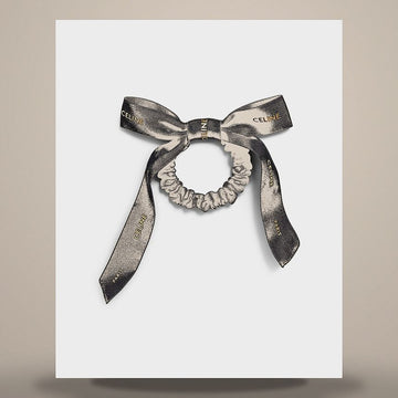 Louis Vuitton Small Bow Scrunchie - Silk Black / Gold B10DY4U90.38NG 158505483 [P]