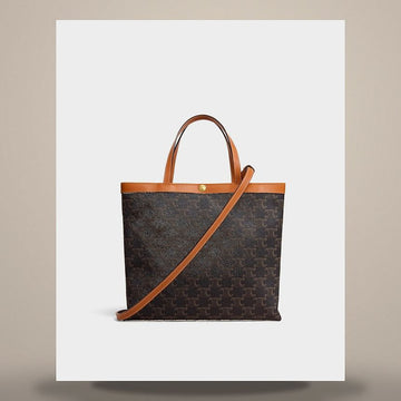 CELINE Kleine Quadratische Cabas - Trunk Canvas 158505525 [P]