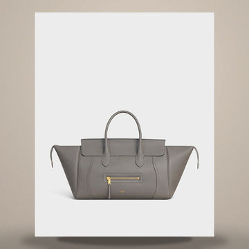 Celine Luggage - Grained Calfskin Light Graphite L108K3056.GKX3 158505555 [P]