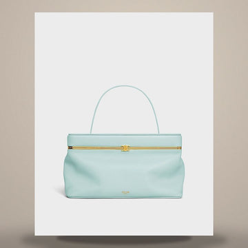CELINE レクタングル - サフランカーフスキン パウダーブルー 123702J75.GJQ6 158505574 [P]