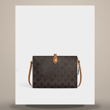 CELINE Kleine Notiz - Triomphe Canvas & natürliches Kalbsleder 158505587 [P]