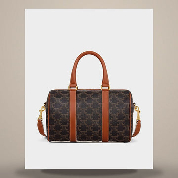 CELINE Medium Boston - Triomphe Canvas & Kalbsleder 121322CAS.04LU 158505634 [P]