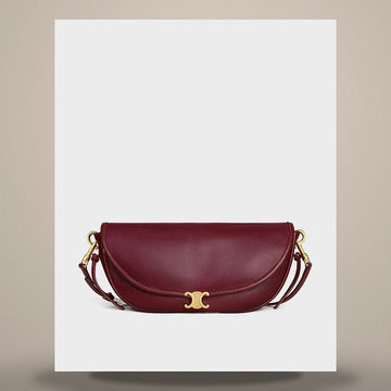CELINE Kleine Halbmond Soft Triomphe - Suppl Shiny Lammleder Schira L10373778.28PO 158505640 [P]