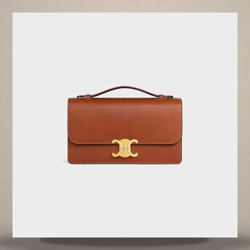 CELINE Medium Triomphe Portfolio - Naturales Kalbsleder 158505657 [P]
