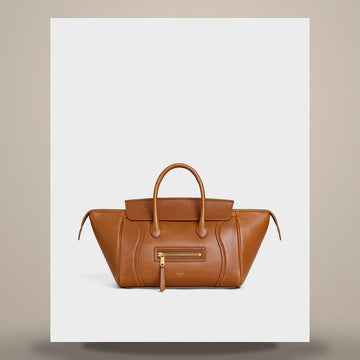 CELINE Little Luggage - Soft Tan Nappa Leder 124213GW2.GFY5 158505672 [P]