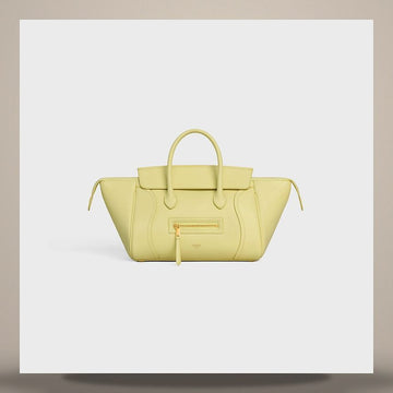 CELINE リトルラゲージ - サプルシャイニーレザー シトラス 124213GW2.11CU 158505675 [P]
