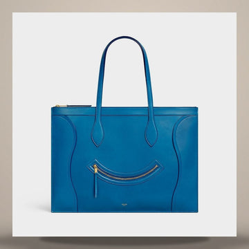 Celine Flat Luggage - Glossy Calfskin Ultra Blue 123963GW4.07QH 158505691 [P]