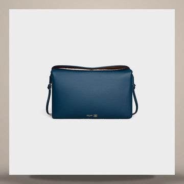 Celine Trio Flap - Soft Lambskin Til Blue Mini Bag 10P862O86.07HJ 158505700 [P]