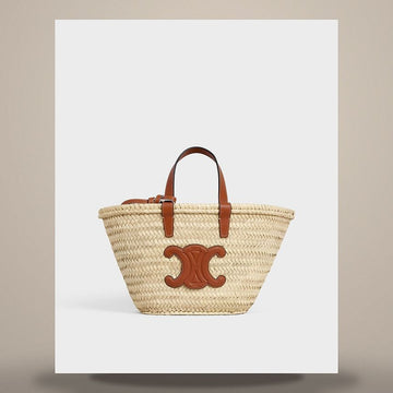 Celine Tin Classic Panier - Palm Leaf & Calfskin 113832CGG.04LU 158505710 [P]