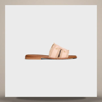 Celine Marina Mule - Canvas Powder Pink 158505986 [P]