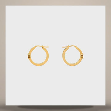 CELINE Triomphe Sparkle Hoop - Strass & Gold-Finish Messing 461DB6BZI.35OR 158505785 [P]
