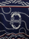 Hermes Navy Canoe Sandal Knit Sweater Short Sleeve 158505872 [P]