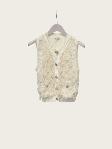 CHANEL Nummer 5 Knopf Rippstrick Weste 158505884 [P]