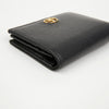 GUCCI Kartenetui aus Leder mit goldener Verzierung Schwarz 158380070 [P]