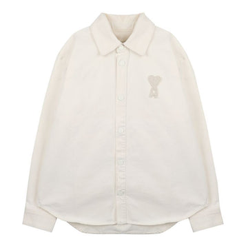 AMI Weiße Baumwolle Overshirt 155627634 [P]