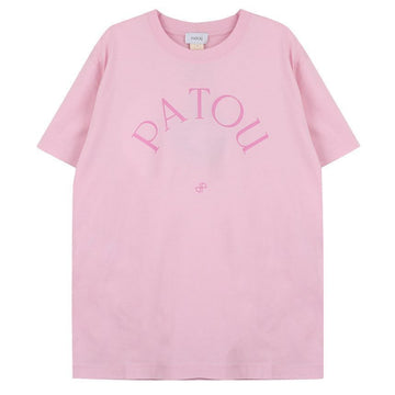 PATOU ロゴプリントオーガニックコットンTシャツ 154427028 [P]
