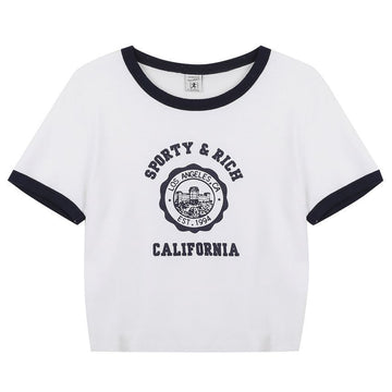 SPORTY & RICH California Emblem T-Shirt 157338622 [P]