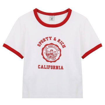 SPORTY & RICH California Emblem T-Shirt 157338620 [P]