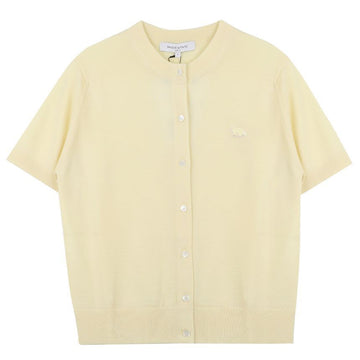 Maison Kitsune Baby Fox Fine Merino Short Sleeve Cardigan 157337464 [P]