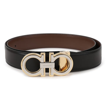 SALVATORE FERRAGAMO リバーシブル ガンチーニ ベルト 67-A254-011 153363577 [P]
