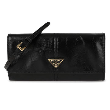 Prada Shoulder Strap Leather Wallet 152752394 [P]